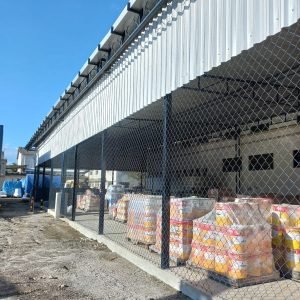 Construção de galpão para material químico